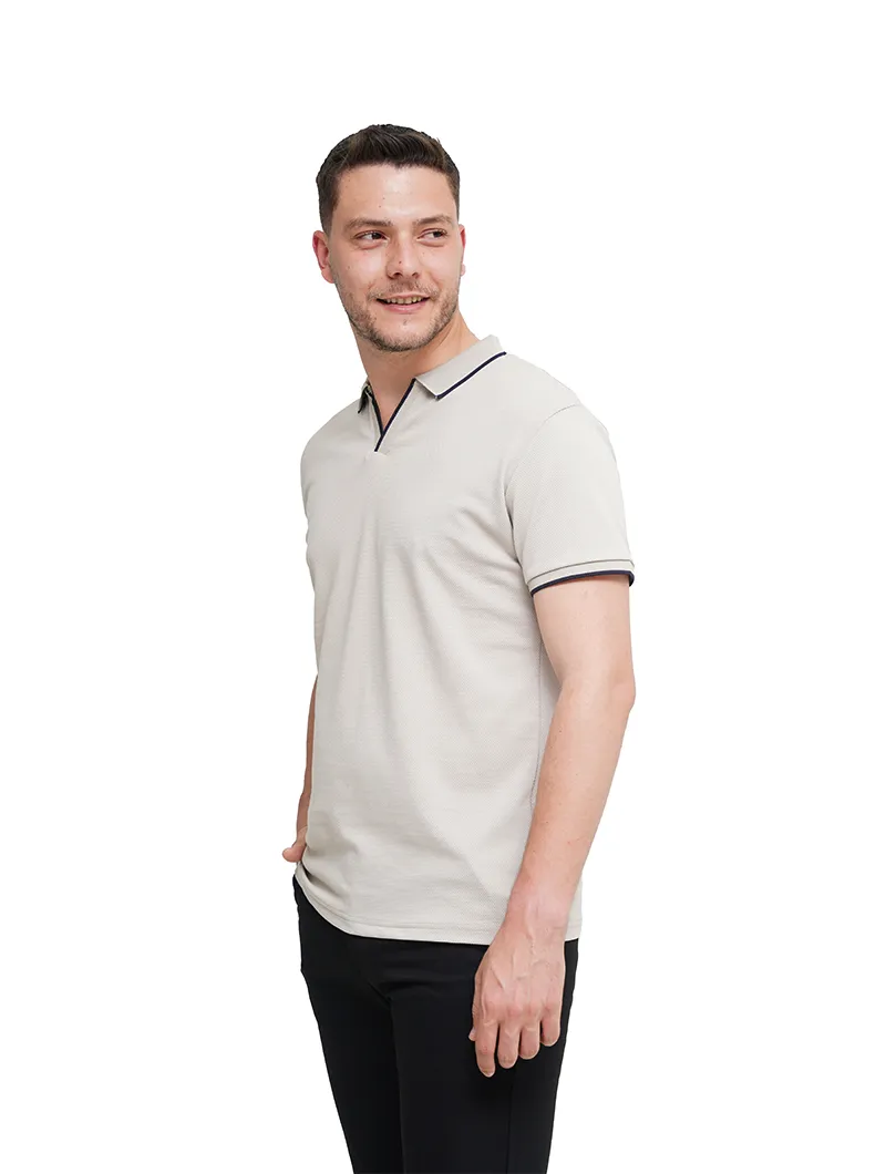 Polo en piqué de coton